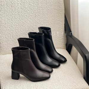 بوت زنانه دخترانه اسپرت مشکی قهوه ای خاص شیک استایل روزمره