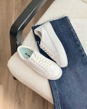 کتونی ونس سفید ساده کد 1040