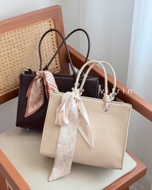 کی-بندگره ای-اسکارف دار-کرم-سایز کوچک